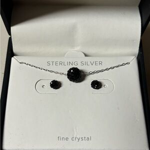 Necklace and Earrings Set - Sterling